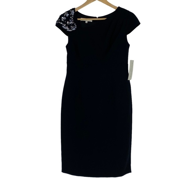 Evan Picone Dresses & Skirts - NWT Evan Picone LBD Modern Matters with sparkling shoulder rhinestones, 6